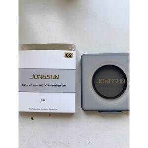 JONGSUN 62mm Polarizing Filter Circular Polarizer S-Pro Nano MRC16 CPL Filter